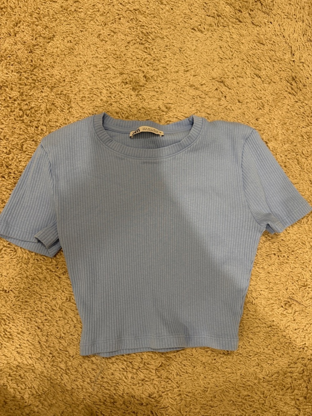 Zara ribbed crop top